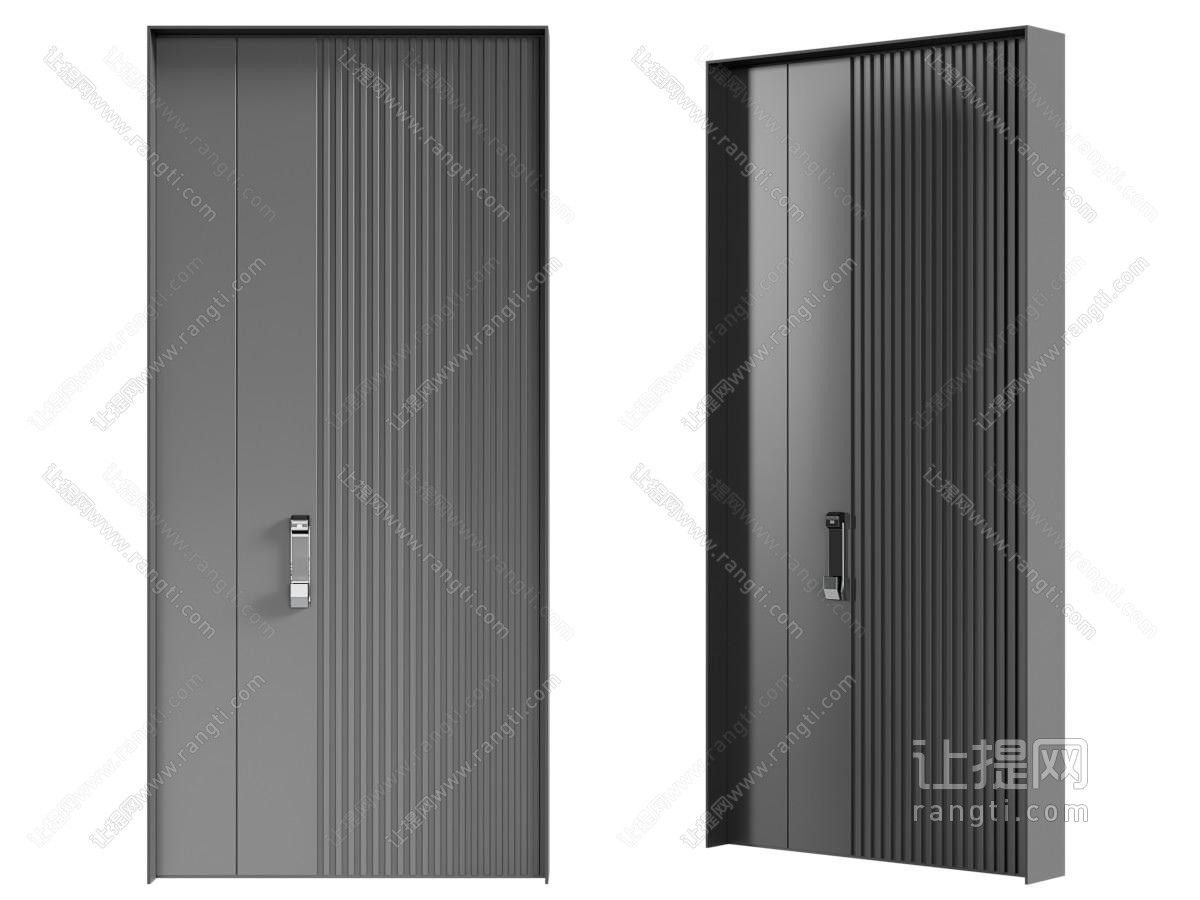 现代简约入户门