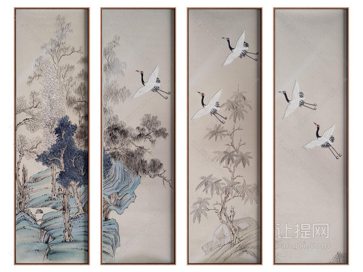 新中式装饰挂画