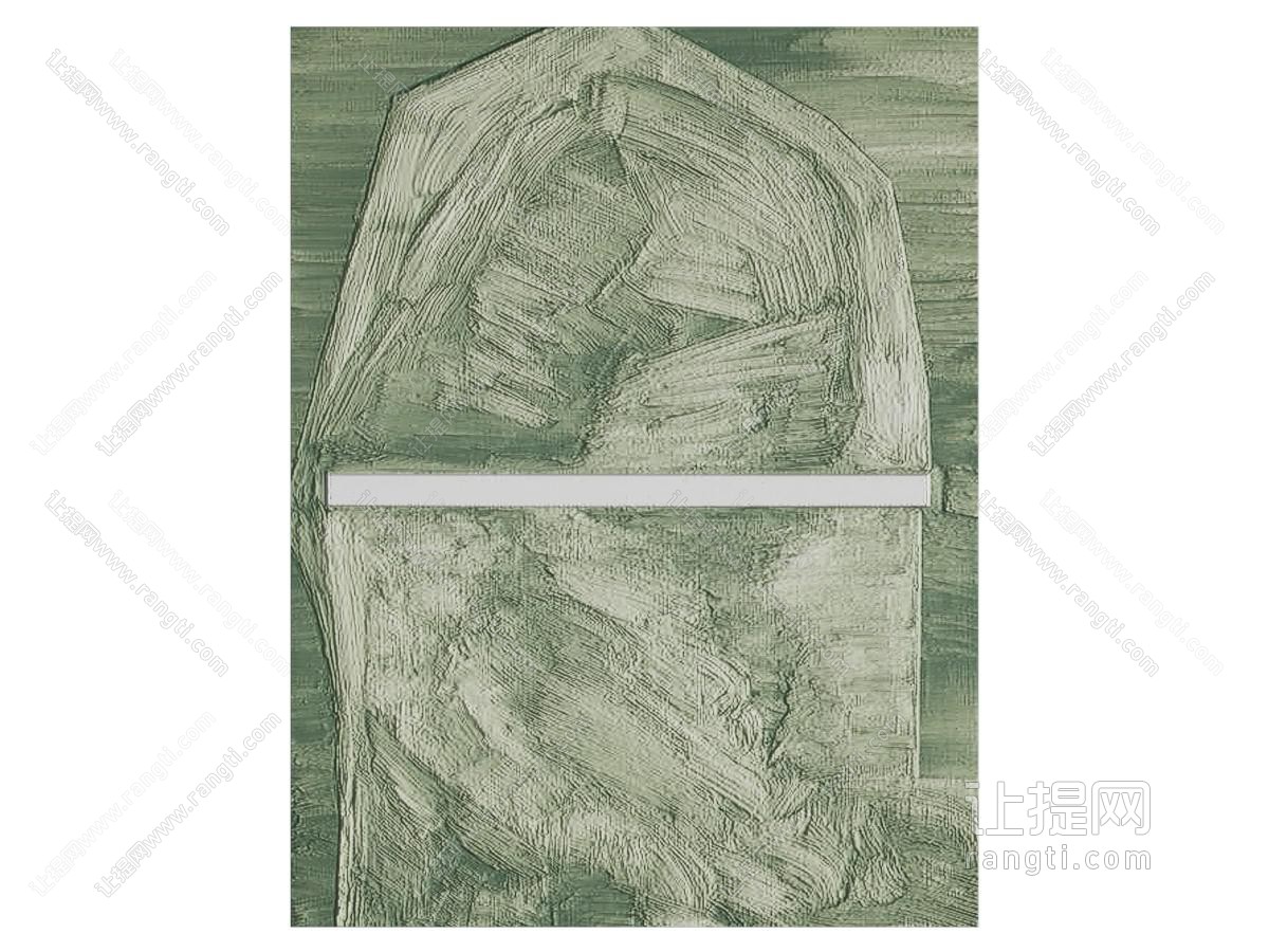 现代装饰挂画 肌理画