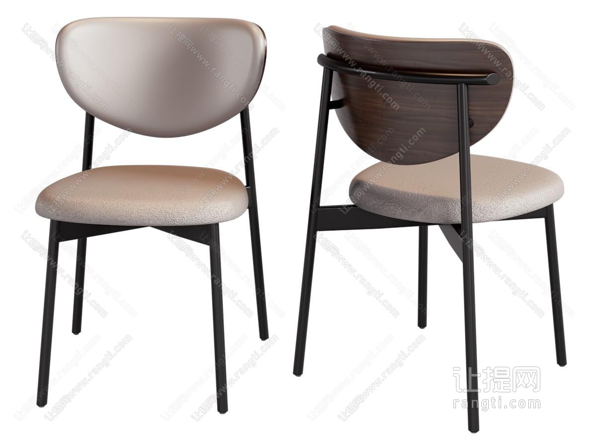 现代极简餐椅