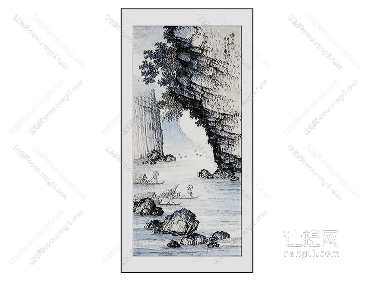 新中式装饰画 水墨挂画