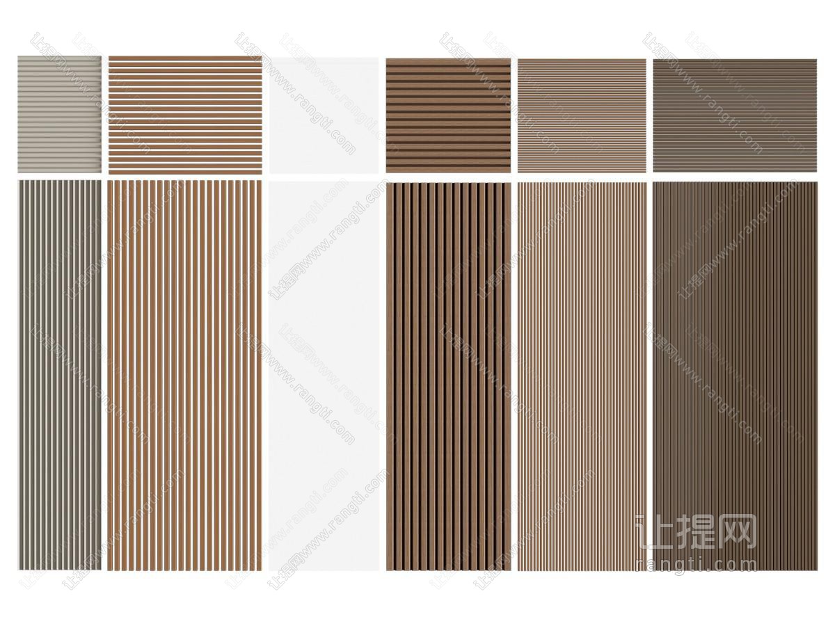 现代长城板 护墙板 木饰面线条