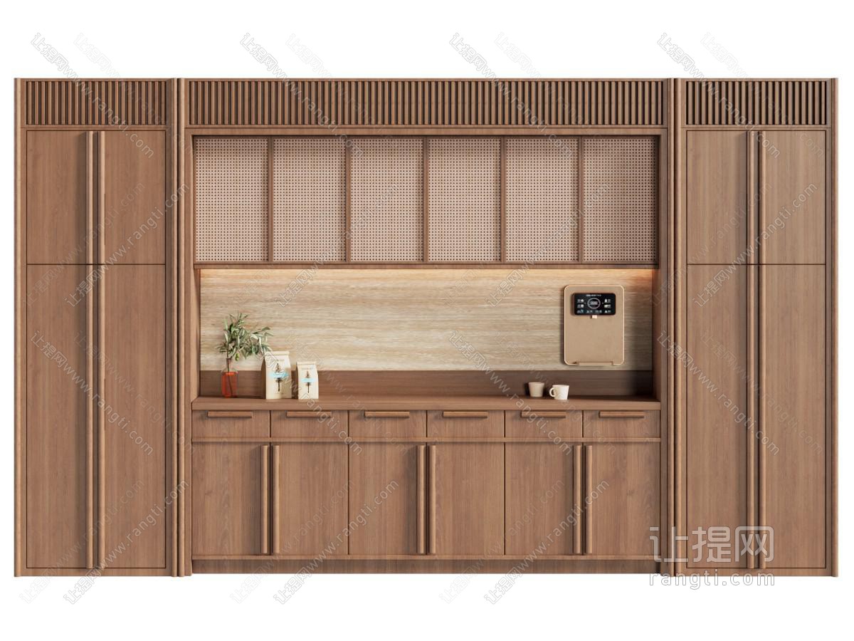 现代复古风餐边柜