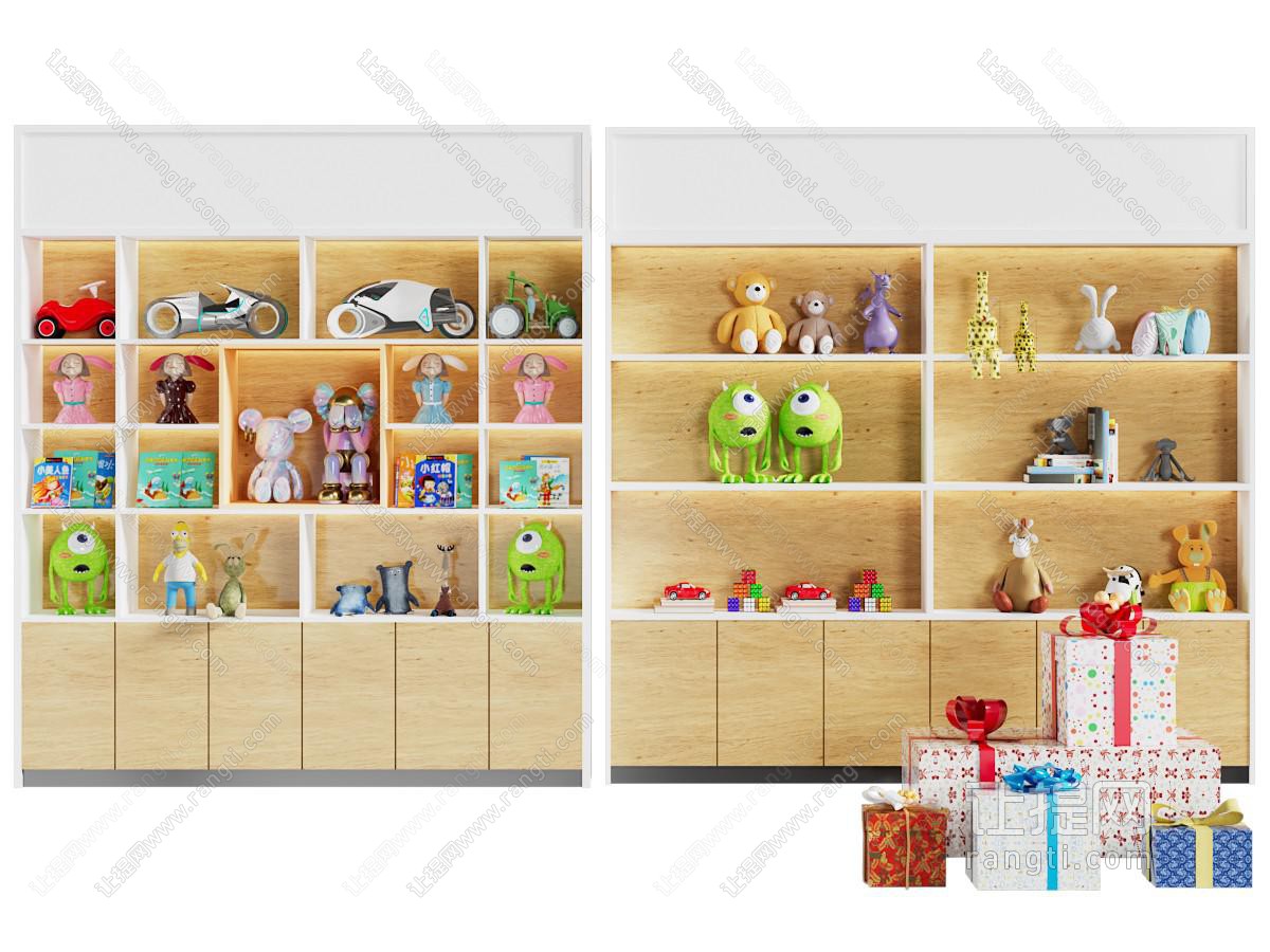 现代礼物展示柜 娃娃 礼品柜 礼品
