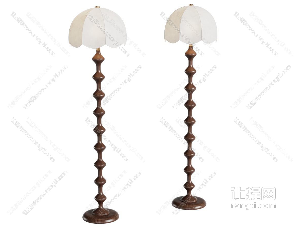 中古风落地灯