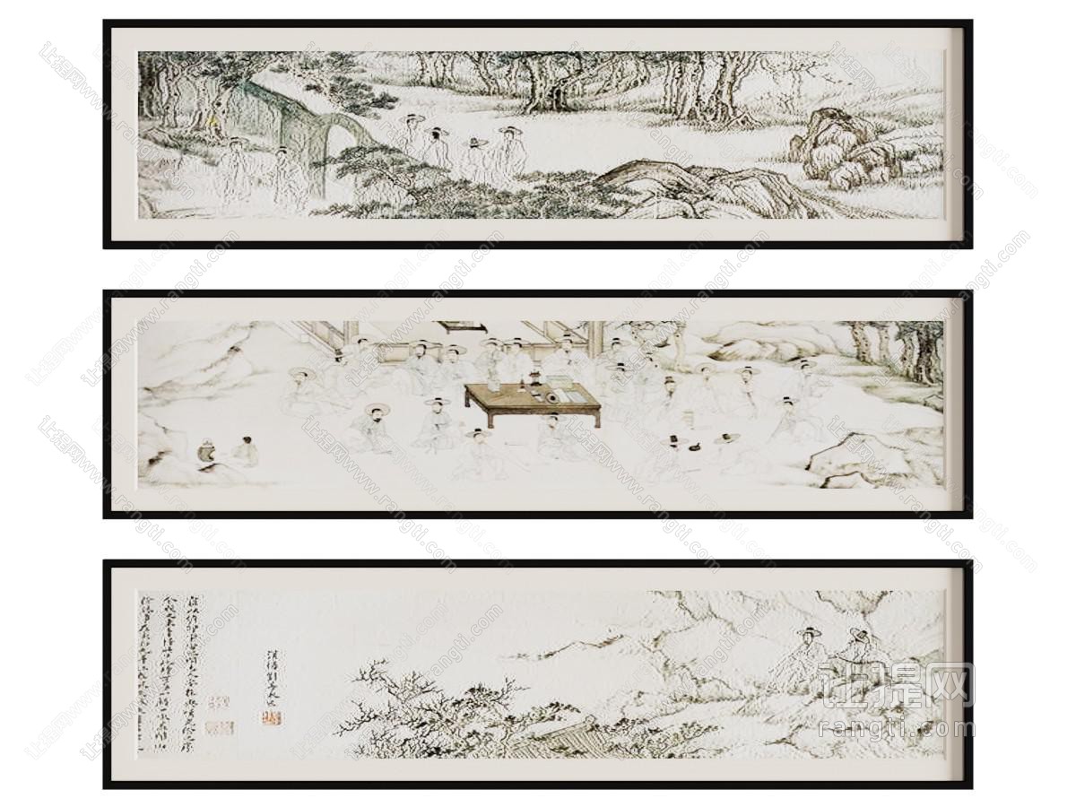新中式中式挂画