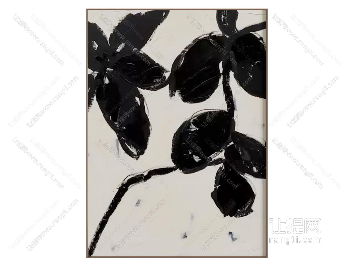 中古风简约挂画