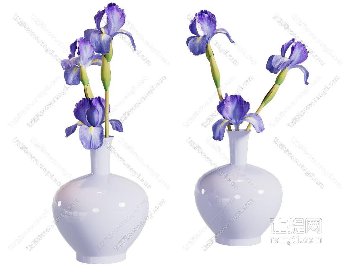 简约花 插花 花瓶
