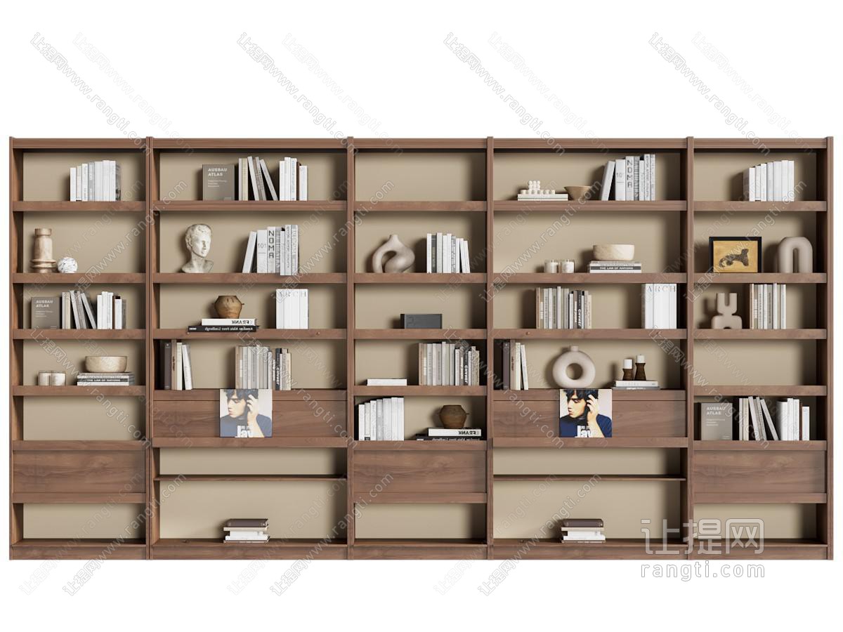 中古风书柜