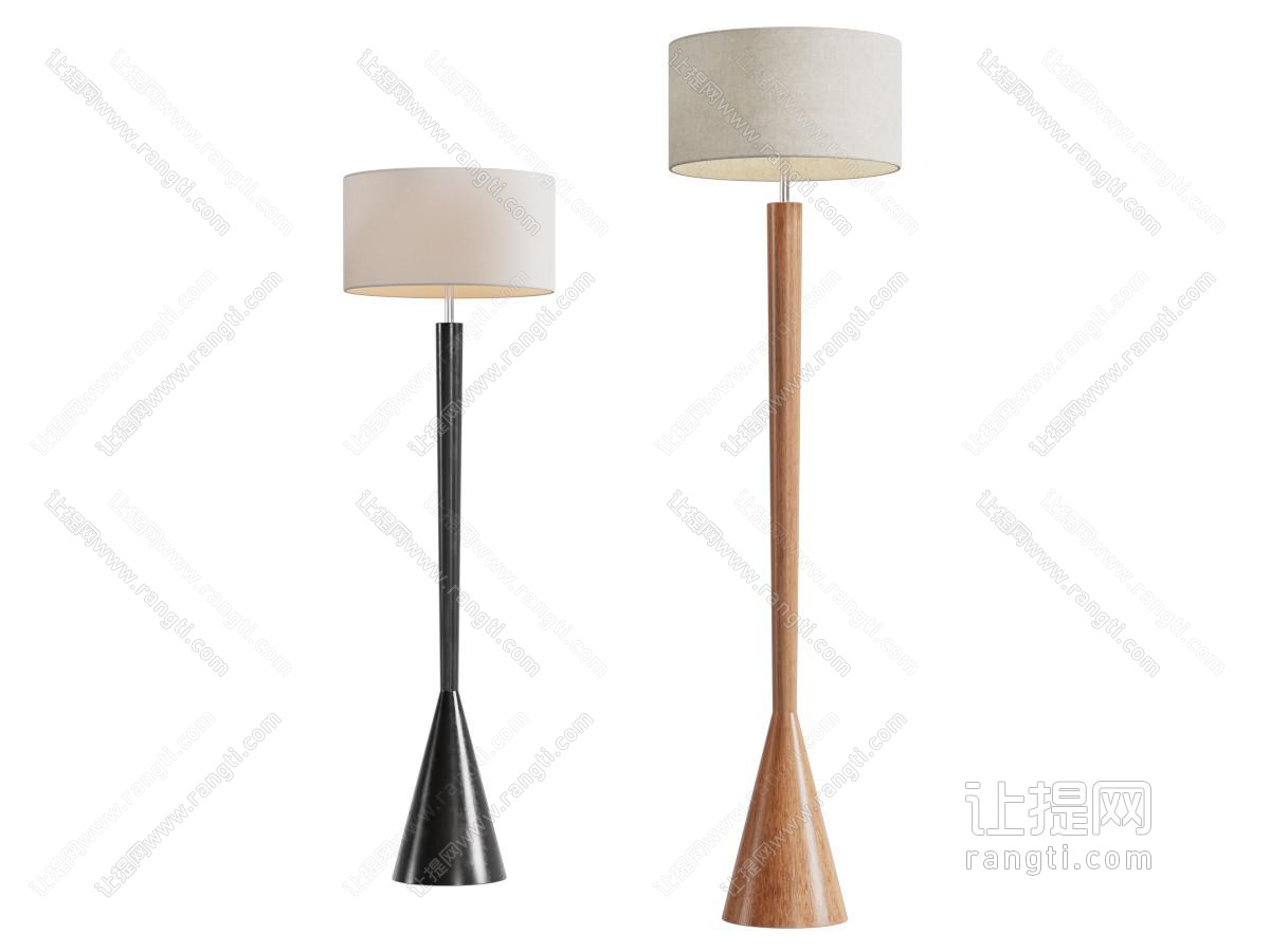 中古风落地灯
