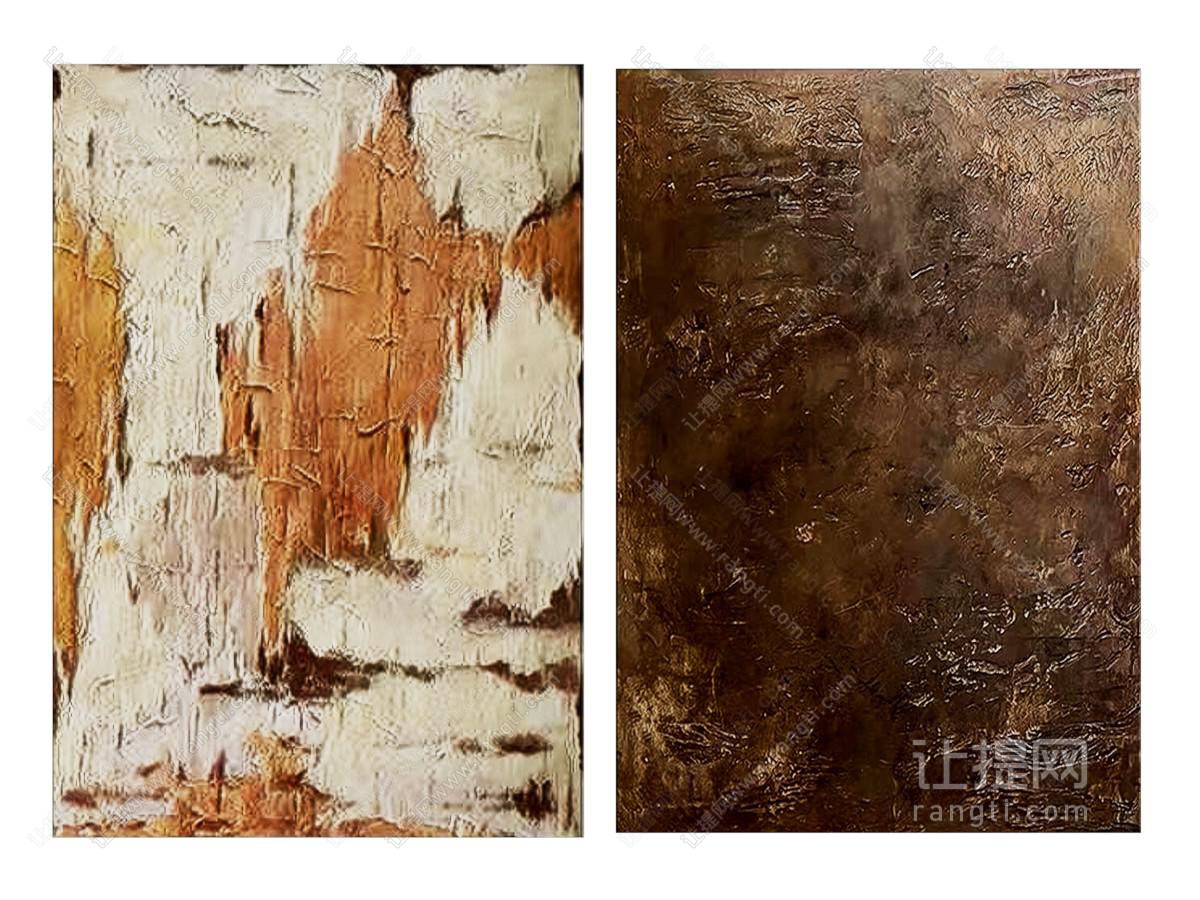 现代中古风装饰画挂画