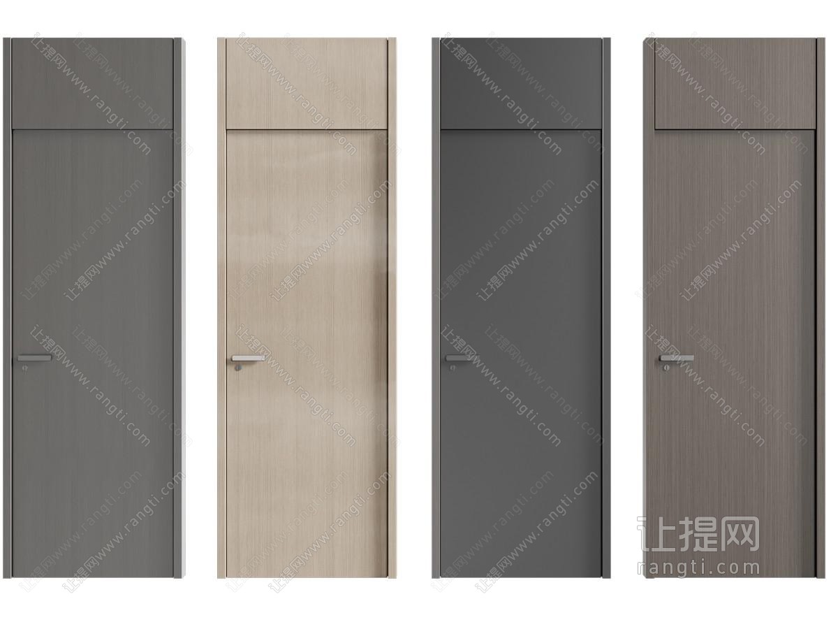 现代木门 平开门 房门