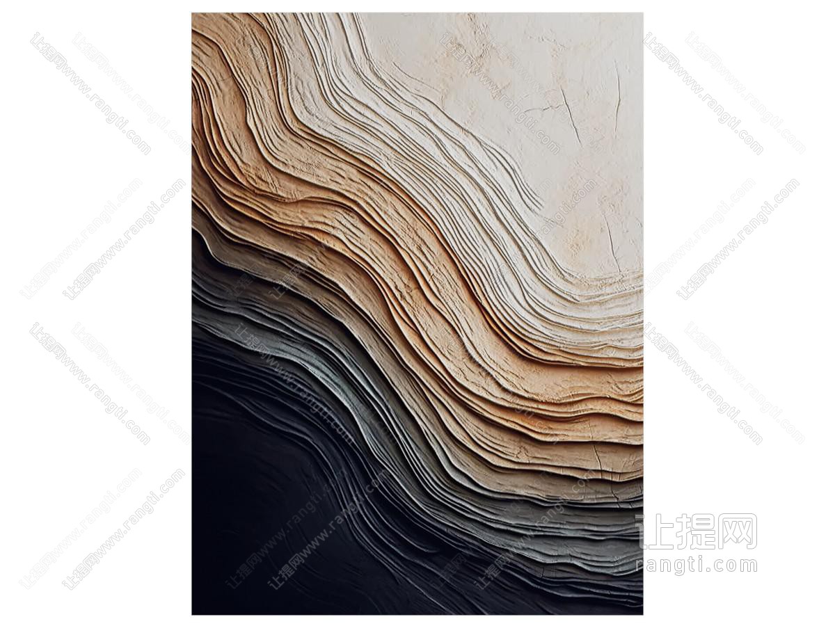 立体画 肌理画 装饰画