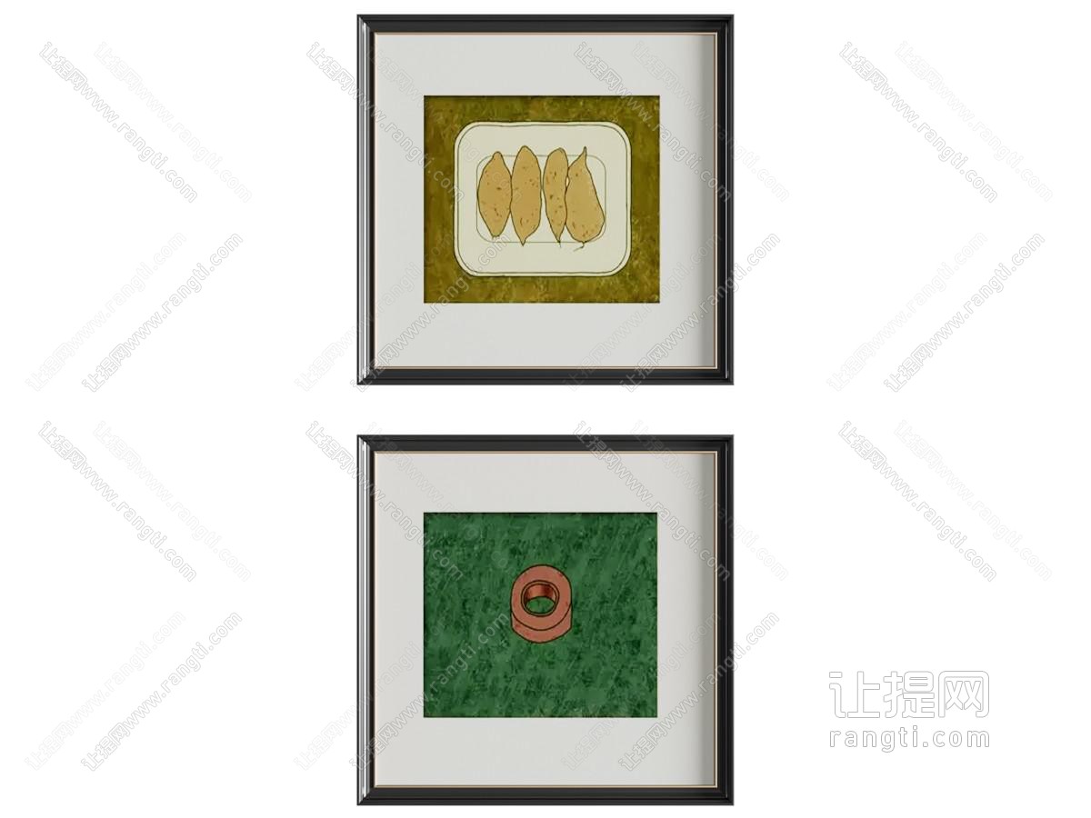 法式简约挂画