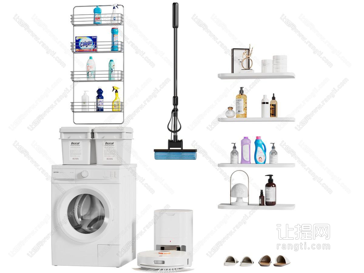 洗涤用品 卫浴架 洗衣机