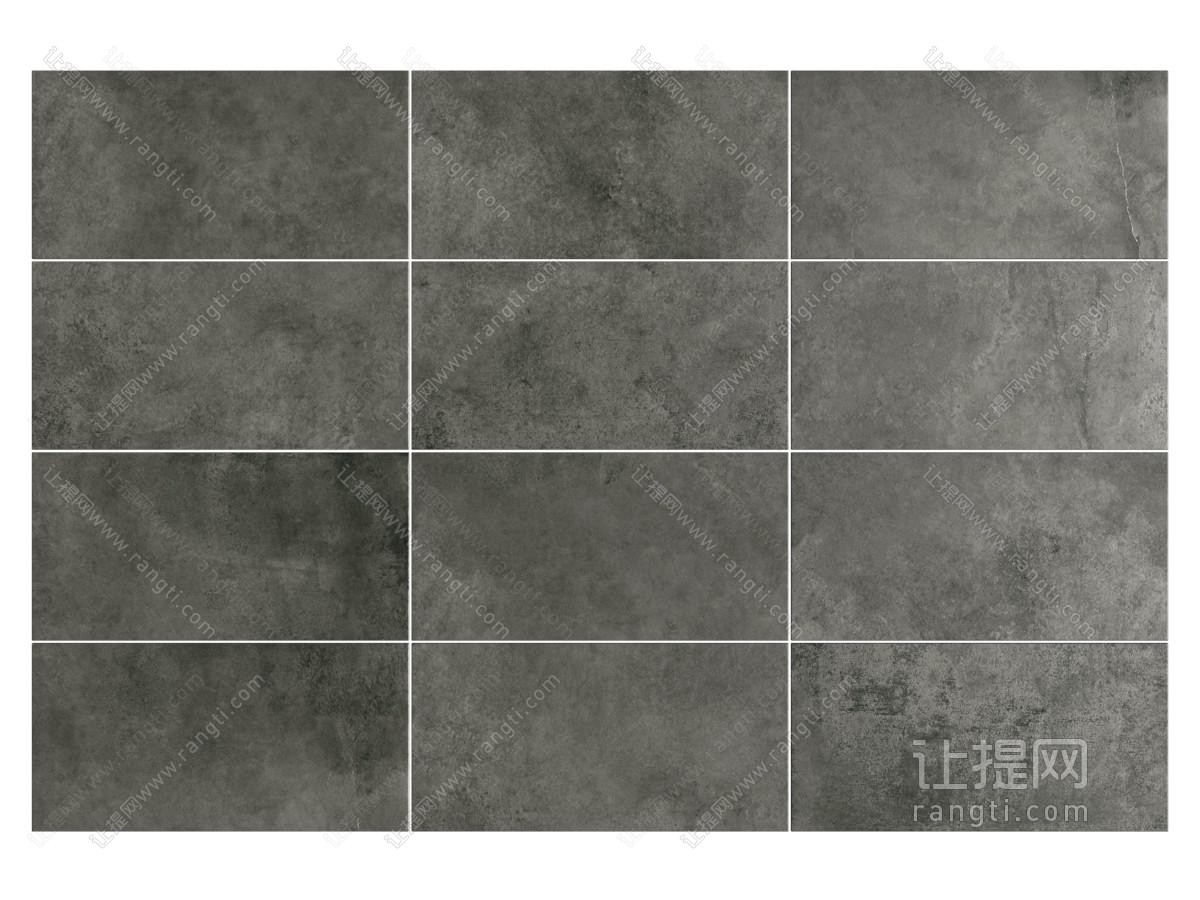 现代水泥砖墙面