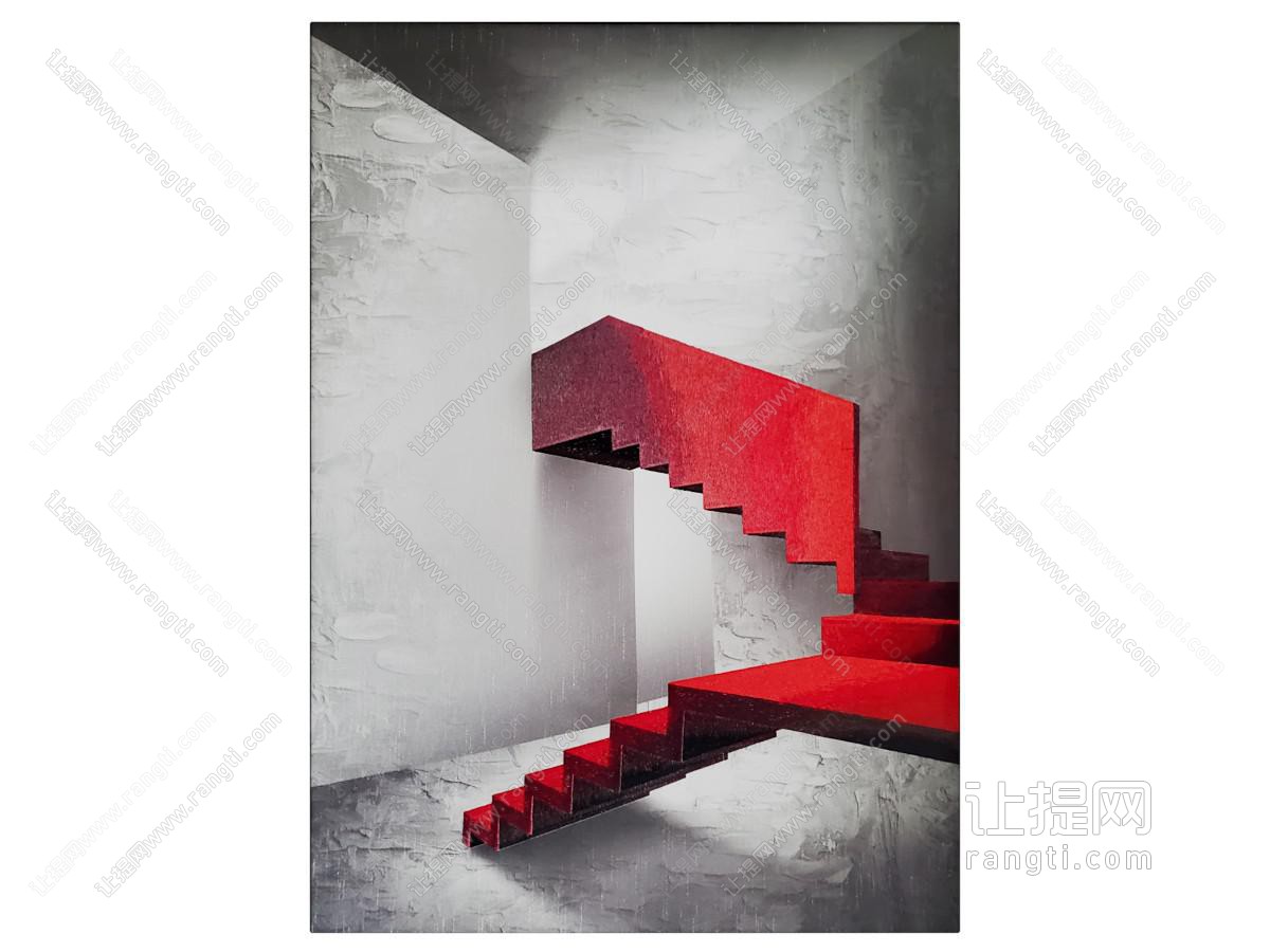 建筑画 装饰画 肌理画