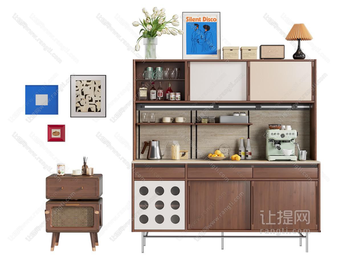 中古风餐边柜