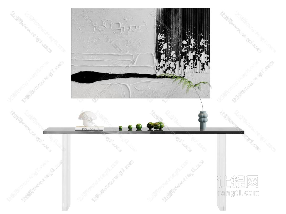 肌理画 装饰画 简约画 黑白画