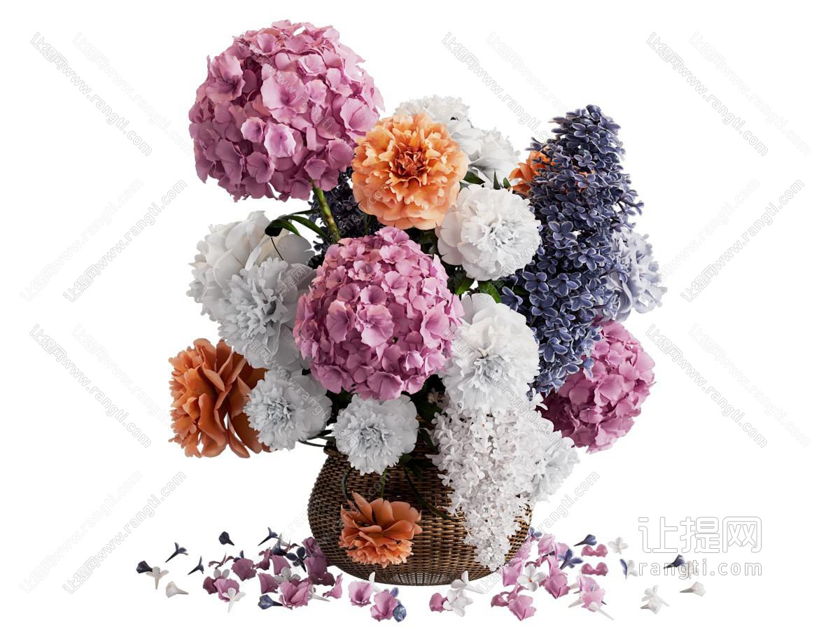花篮 花艺 花卉 鲜花