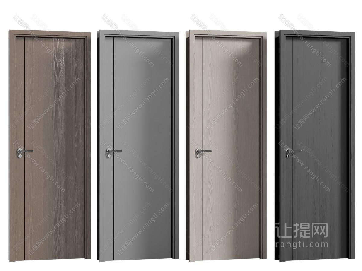 现代单开门