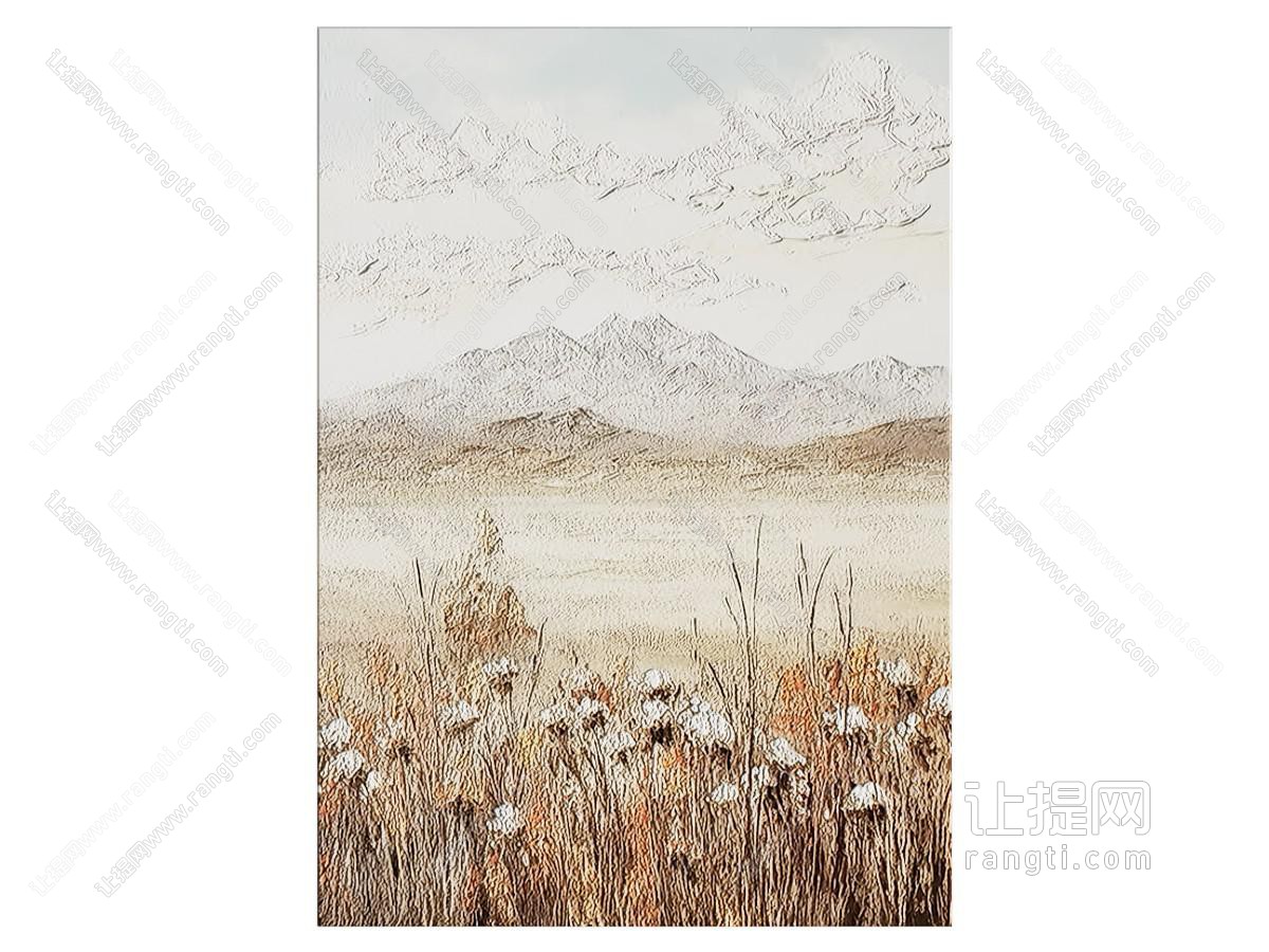 风景肌理画