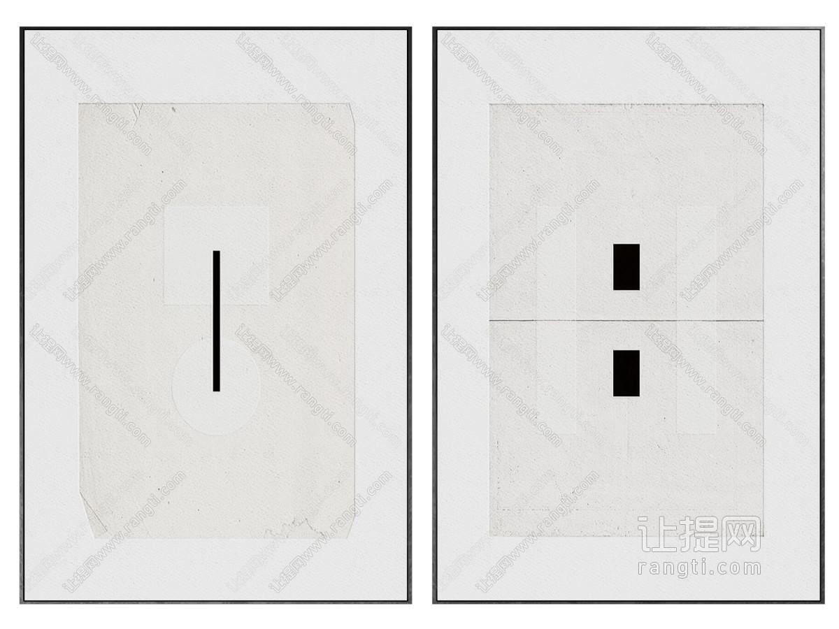 侘寂风装饰画