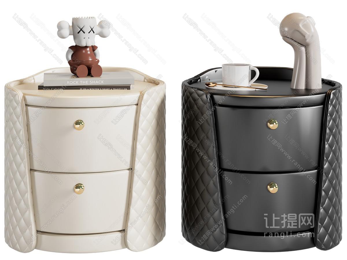 法式床头柜