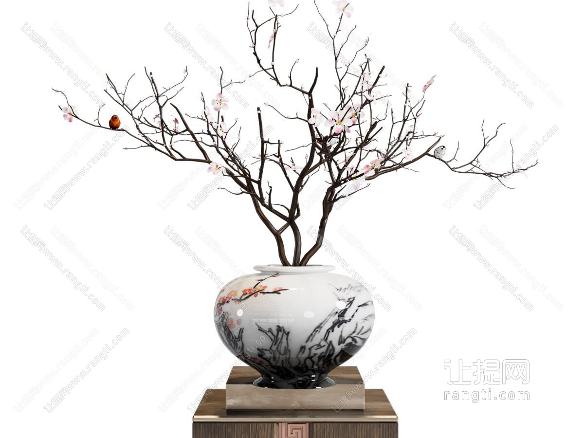 新中式花瓶