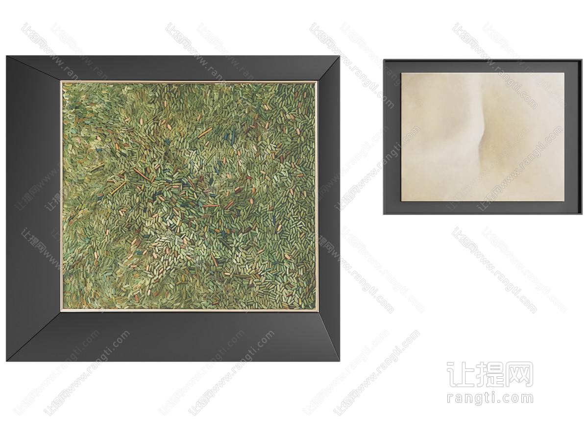 现代艺术中古装饰画