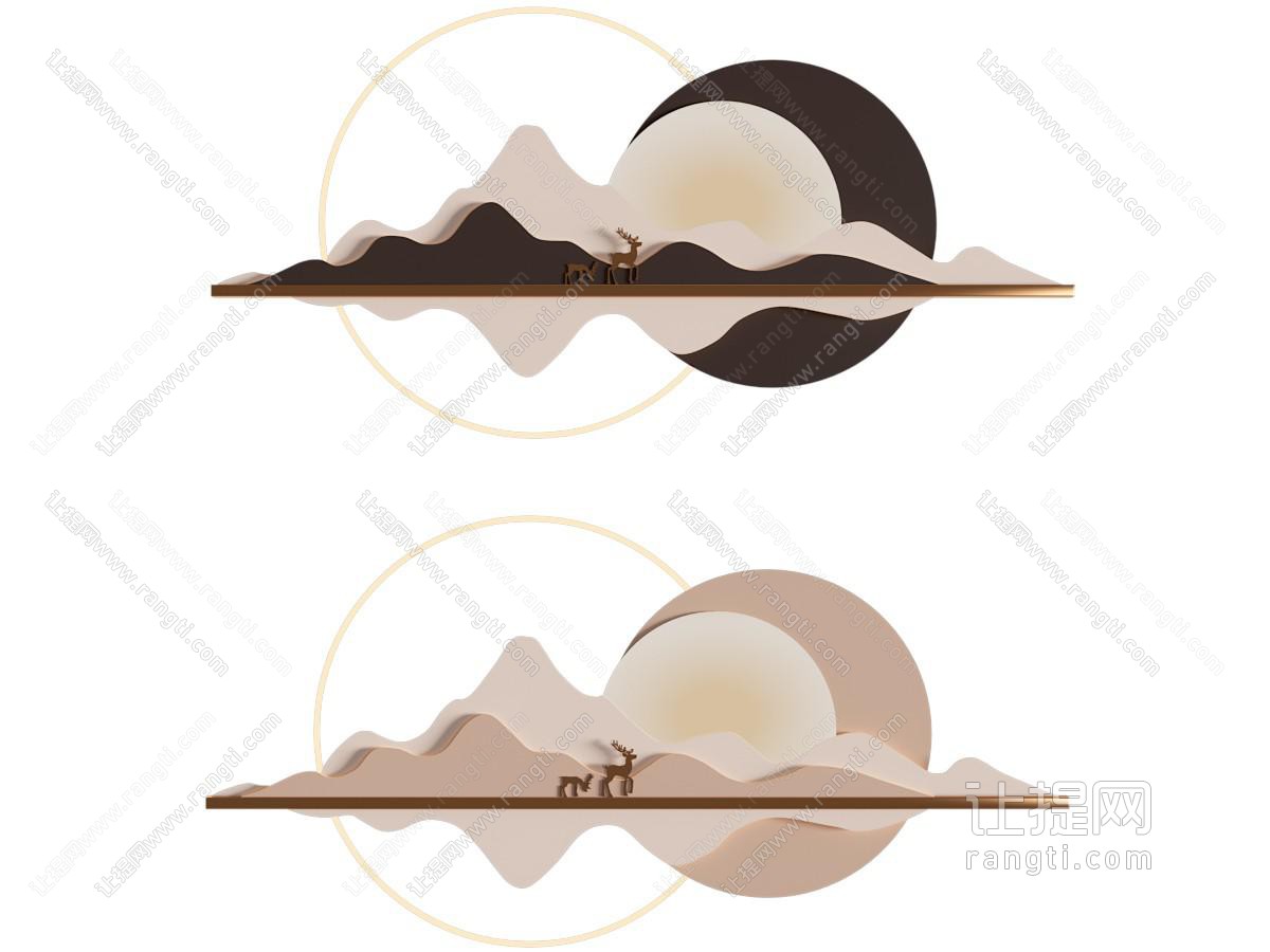 新中式轻奢挂件 新中式轻奢挂件