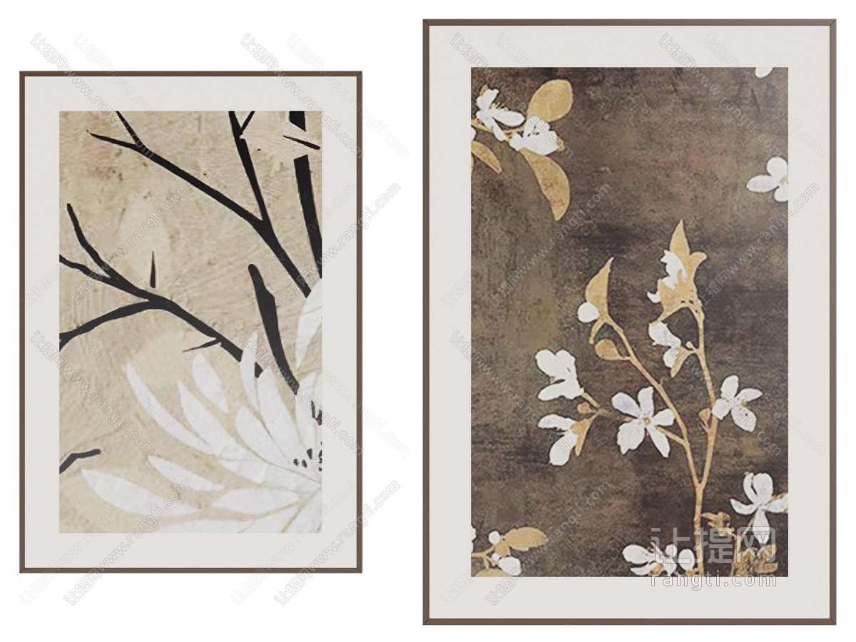 侘寂组合挂画 装饰画