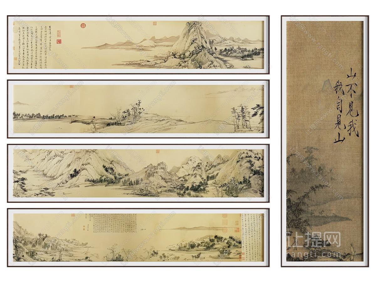 新中式装饰挂画