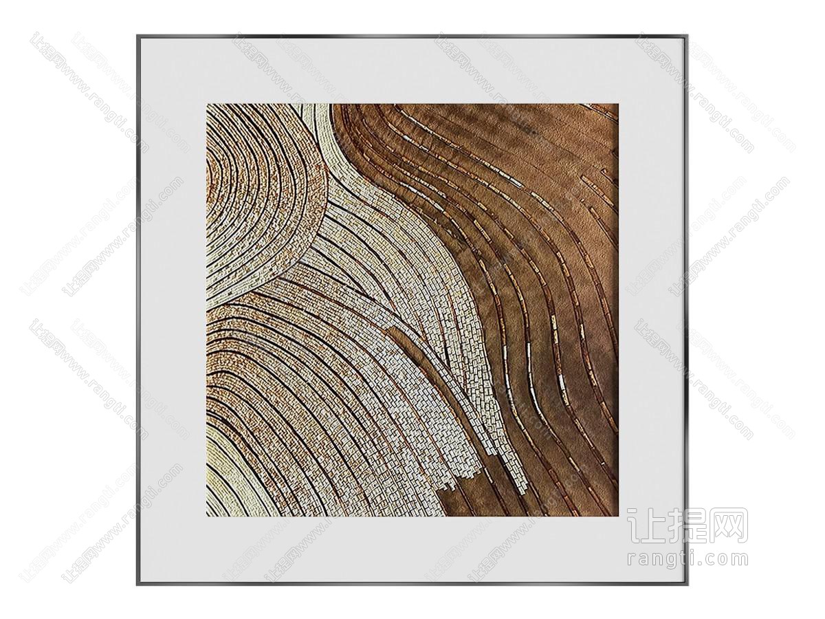 侘寂画 装饰画 线条画 抽象画