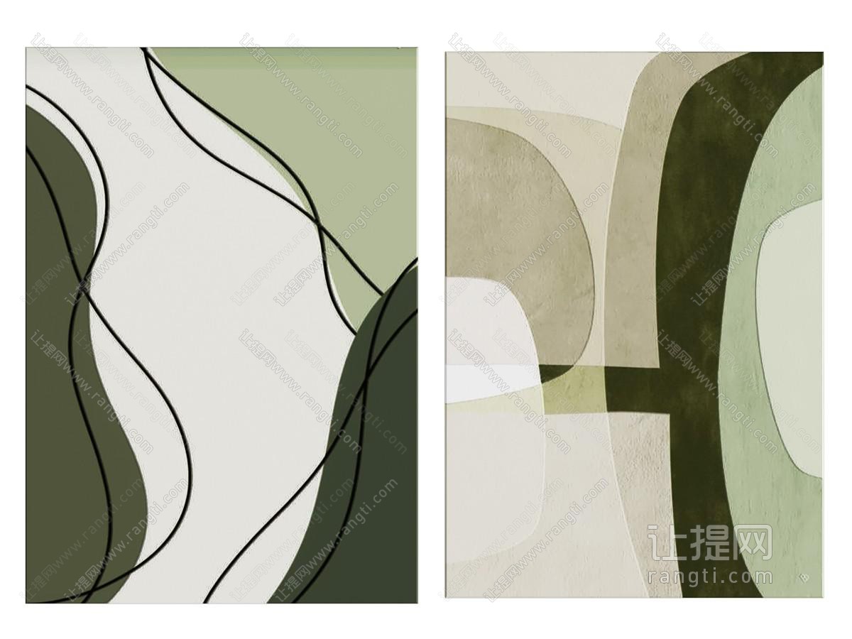 现代装饰画 挂画 抽象画