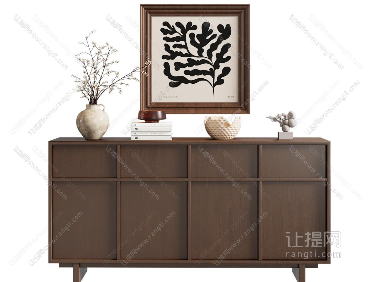 中古风边柜 玄关柜