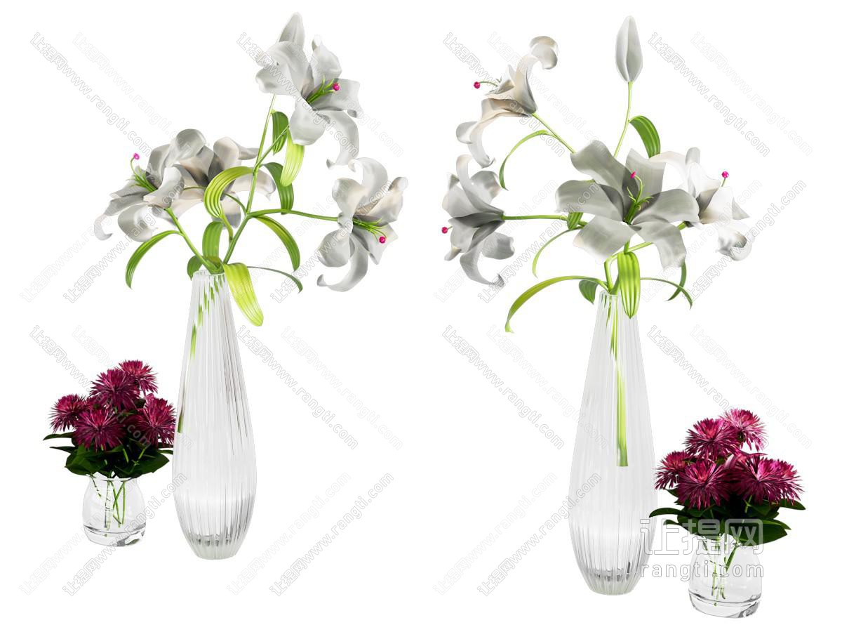玻璃花瓶 花艺花卉