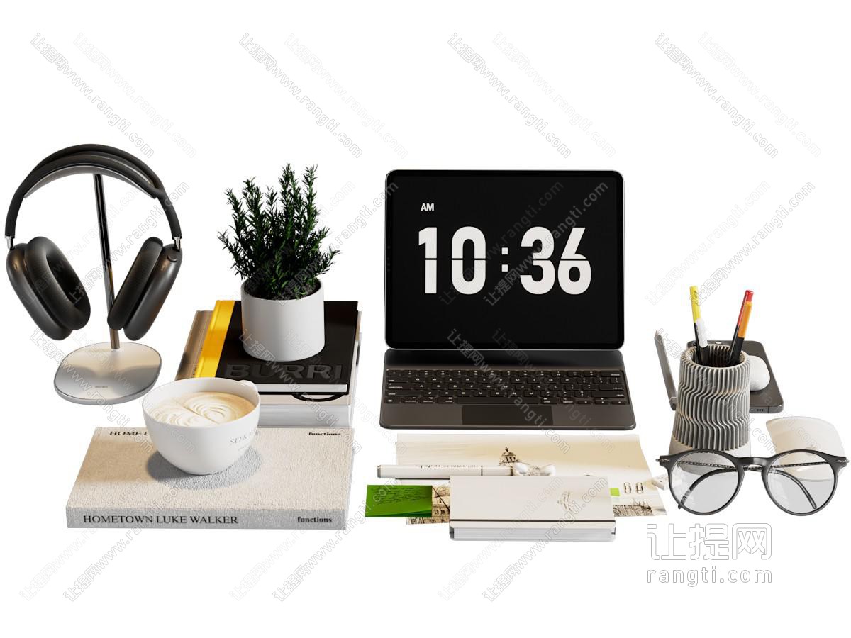 办公用品 电脑 笔筒 文具