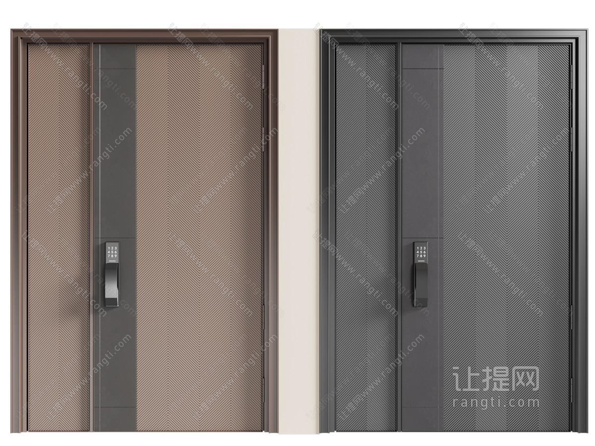 现代轻奢单开门