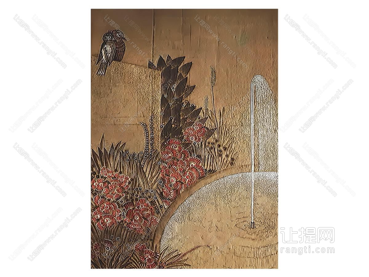 侘寂中古风装饰画