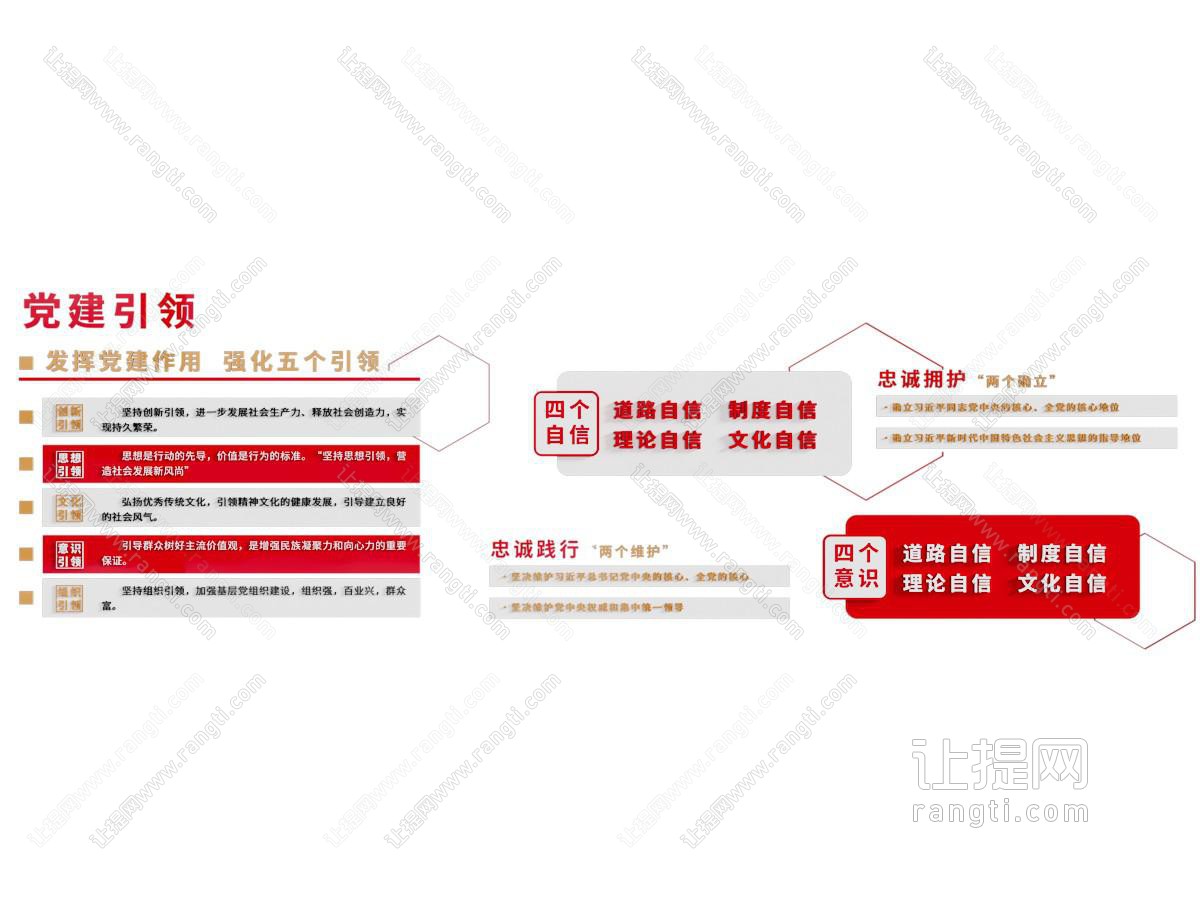 现代党建墙