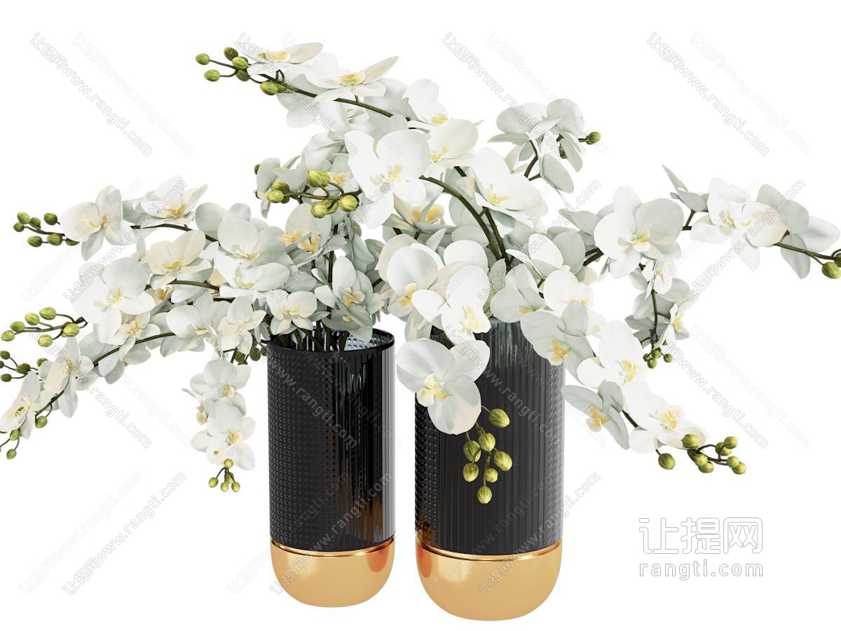 现代花瓶花艺