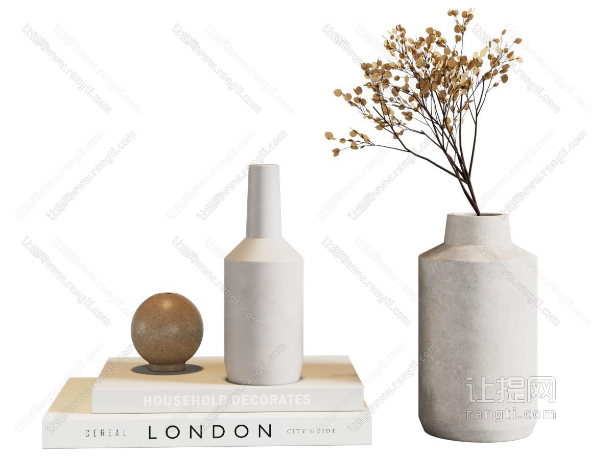 现代摆件组合
