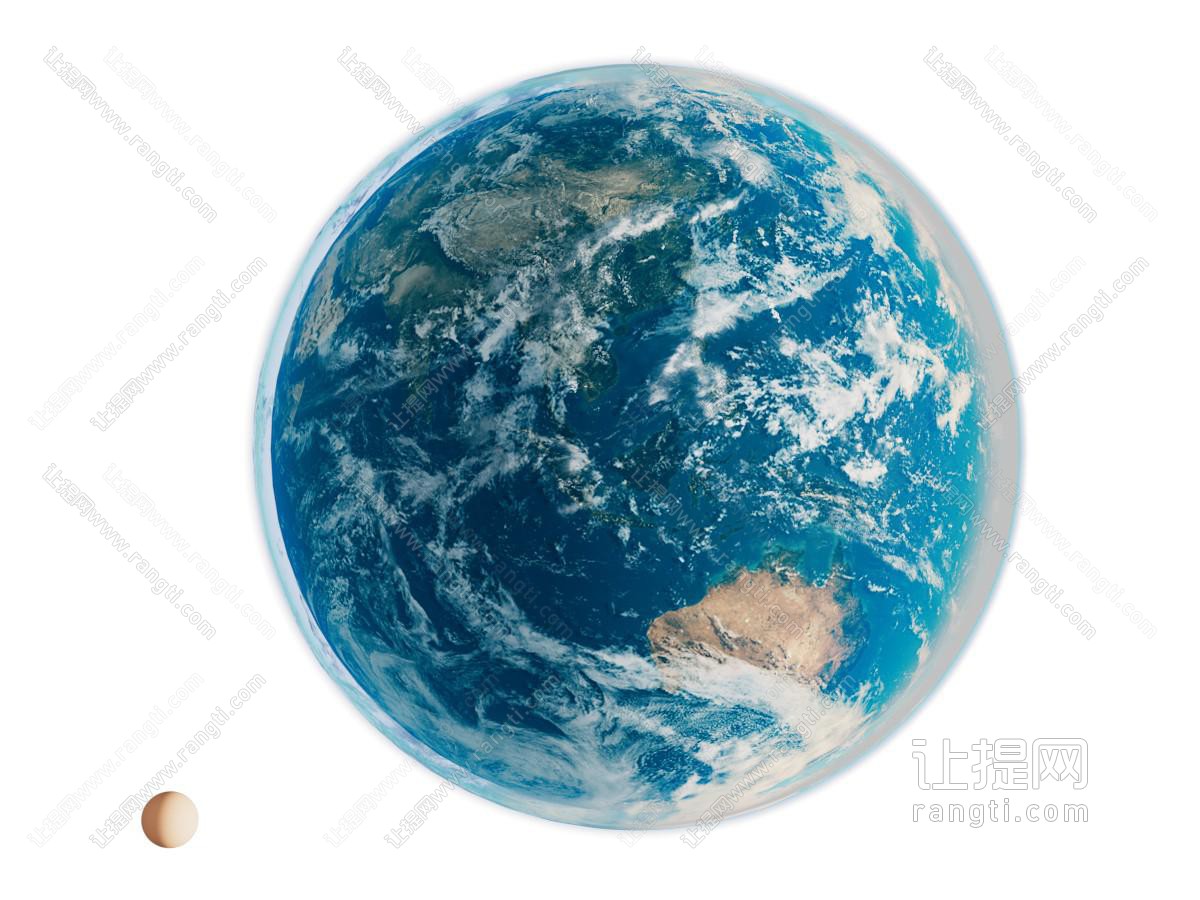 现代星球景观 地球 太空空间