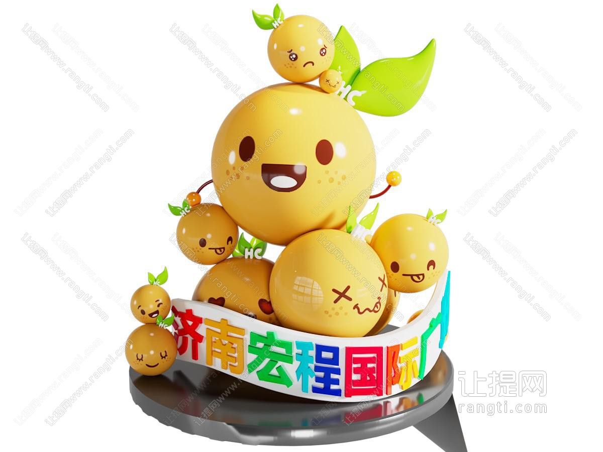 水果美陈打卡休息区