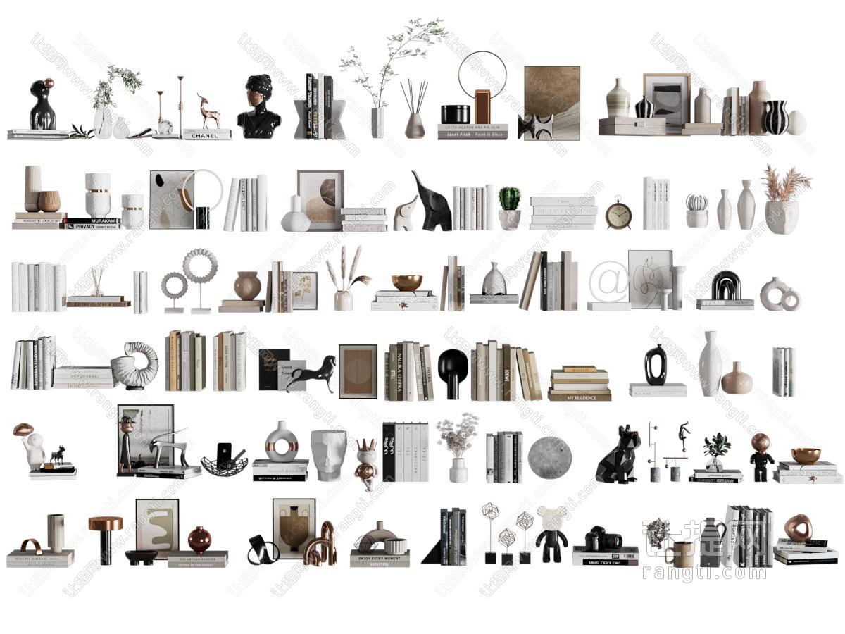 现代摆件组合