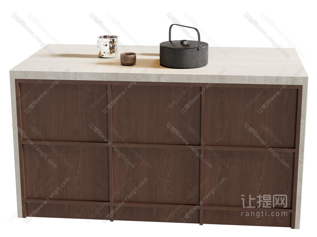 中古侘寂岛台