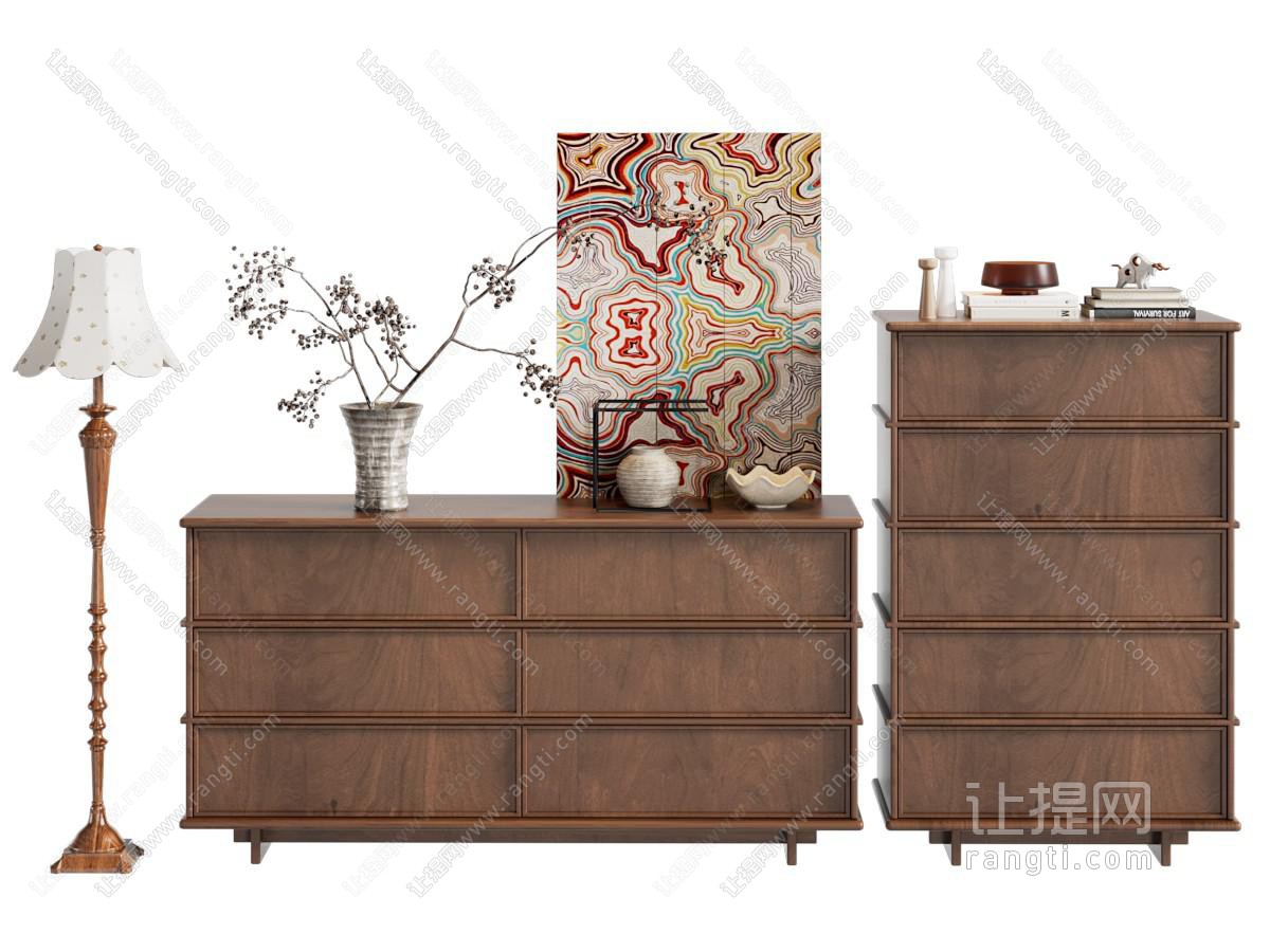 玄关柜 中古风边柜 端景柜