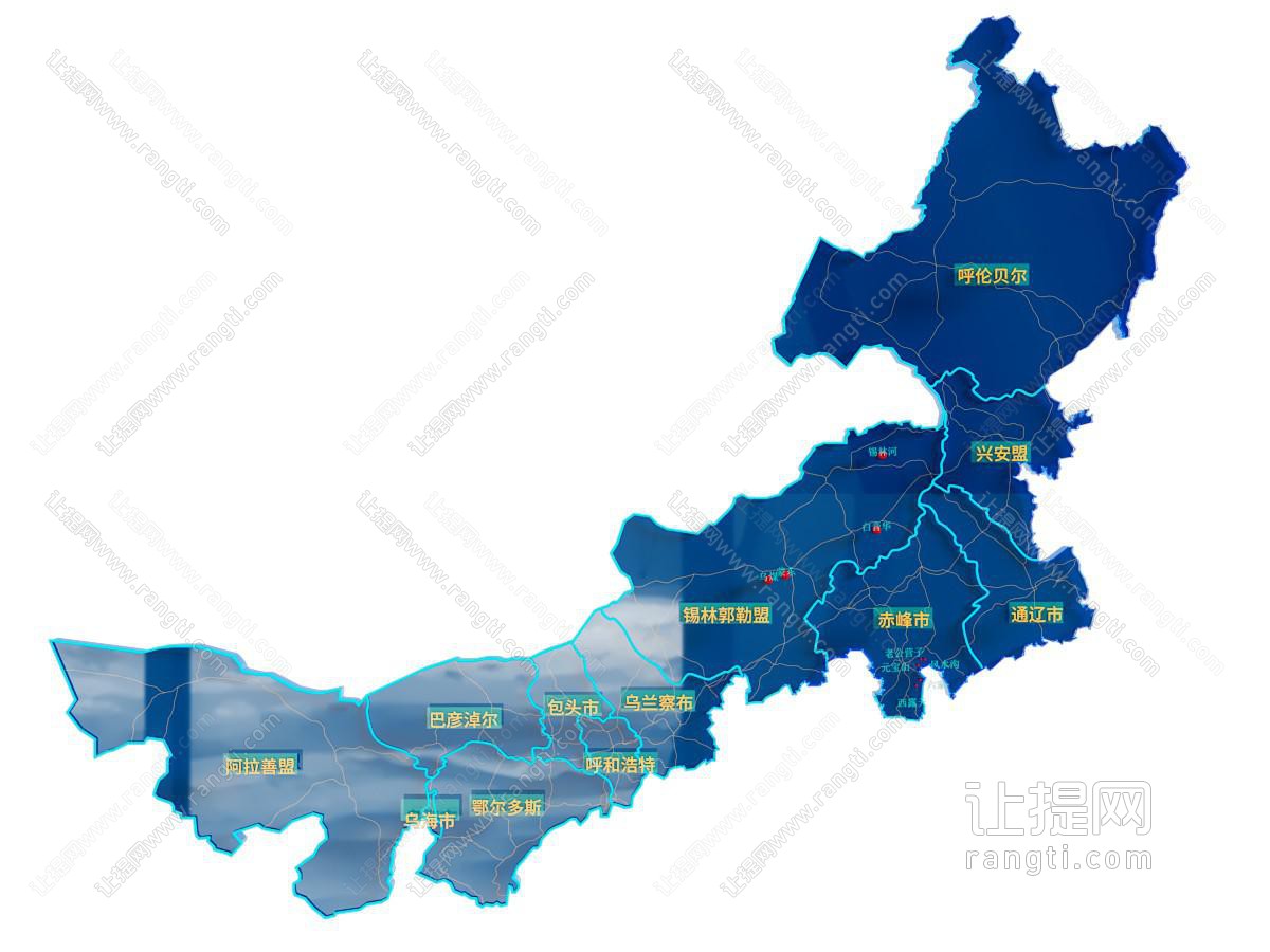 内蒙古地图