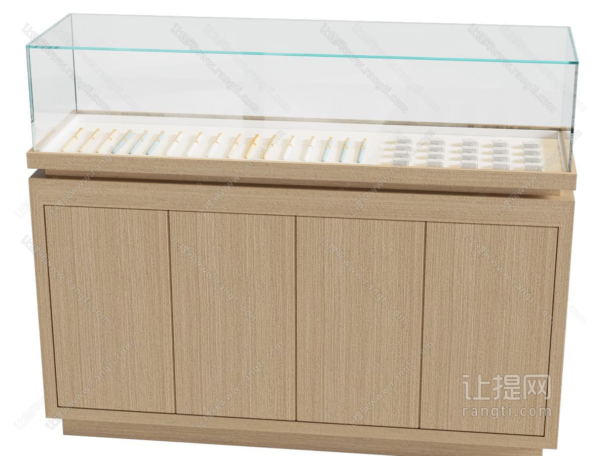 现代书店 玻璃展柜